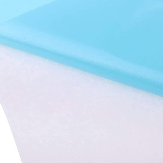 Zelfklevende Reparatie Patch - Plakker Reparatie - Tent Repareren - Waterdicht Polyester - 20x10 cm - Blauw