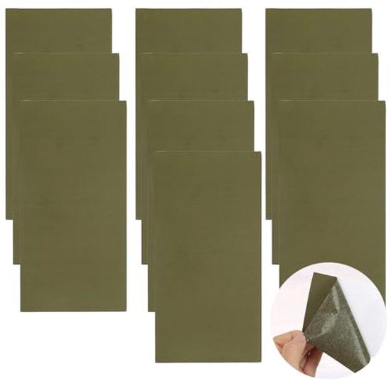 Zelfklevende Reparatie Patch voor Tent en Zeildoek - 10 Vellen van Merkloos