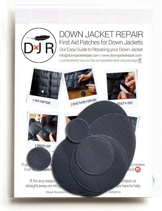 Zelfklevende Reparatiepatches Donsjack en Slaapzak - Waterdicht Nylon van Merkloos