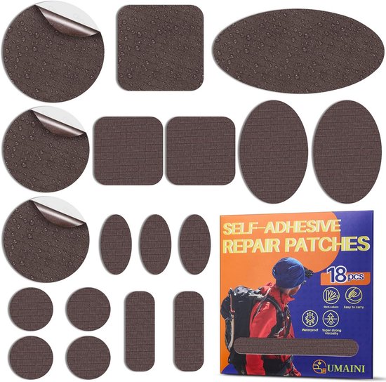 Zelfklevende Reparatiepatches voor Jas en Tent - Waterdicht Nylon