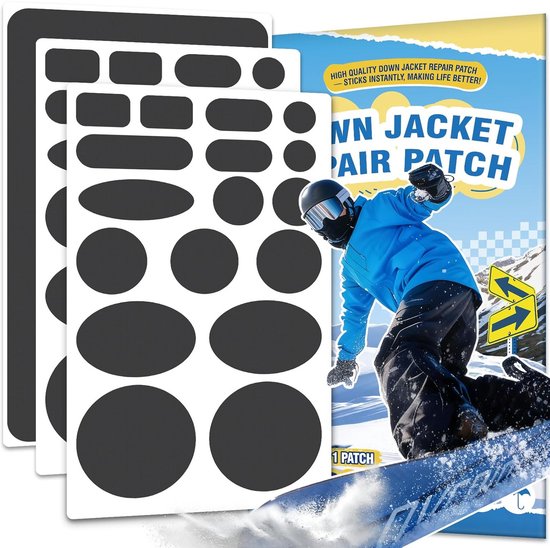 Zelfklevende Reparatiepleisters voor Kleding en Buitenartikelen - Waterdicht Nylon van Merkloos