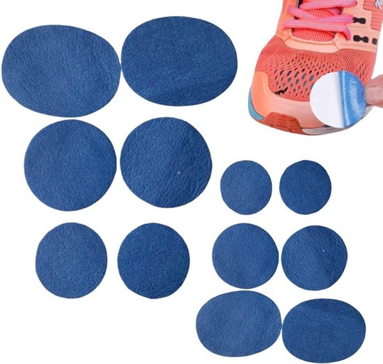 Zelfklevende Reparatiesets - Schoen Hak Reparatie - Schoenen Herstellen - Ronde Beschermingspleisters - 12 Stuks - Niet Gespecificeerd van Merkloos