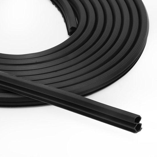 Zelfklevende Rubber Dichtstrip 10mm x 12mm voor Waterdichte Deuren en Geluidsisolatie, Ideaal voor Ramen en Deuren van Merkloos