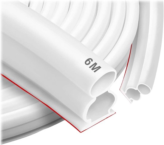Zelfklevende Rubber Sealing voor Deuren en Ramen, 10 x 15 mm, Waterdicht en Geluidsisolerend, Ideaal voor Kieren en Slechte Afsluitingen