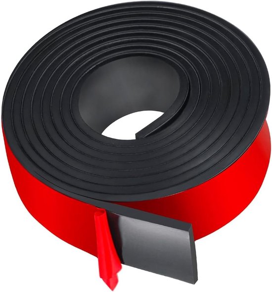 Zelfklevende Rubber Strips 40mm x 2mm x 300cm voor DIY Toepassingen, Vloerisolatie en Afdekken