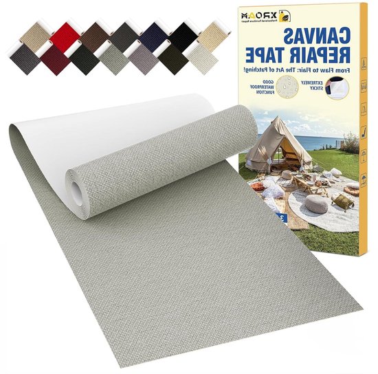 Zelfklevende stof reparatie - Waterdichte tape patches - Meubels buiten repareren - Sterke waterdichte lijm - 8 x 160 cm van Merkloos