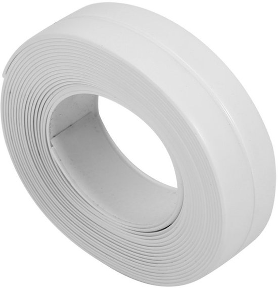 Zelfklevende Waterdichte Afplaktape voor Badkamers, Keukens en Toiletten - 3,2 m Lange Sealing Strip voor Perfecte Afwerking en Bescherming