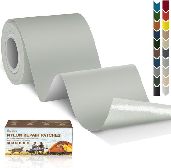 Zelfklevende Waterdichte Nylon Reparatie Patches voor Jassen en Tenten van Merkloos