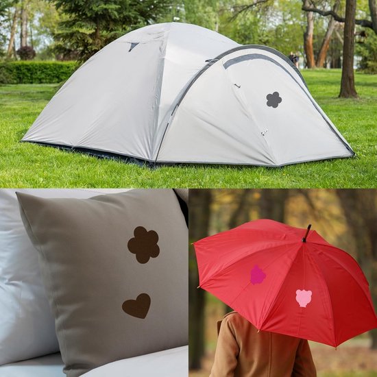 Zelfklevende Waterdichte Reparatiepleisters voor Textiel - 6 Stuks van Merkloos