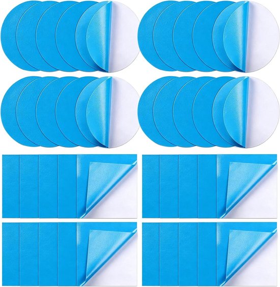 Zelfklevende Zwembadreparatieset - Blauw - 7 cm - Onderwater, Waterdicht Plakband voor PVC - Voor Zwembaden en Rubberboten