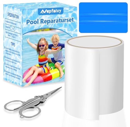 Zelfklevende Zwembadreparatieset - Waterdicht Plakband 10x150 cm voor Snelle Herstellingen van XQ Max