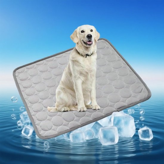 Zelfkoelende Hondenmat, 50 x 40 cm, Zacht en Diervriendelijk, Ideaal voor Honden en Katten, Goede Warmte-isolatie en Comfortabel Gebruik van Merkloos
