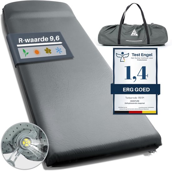Zelfopblaasbaar Campingmatras 8 Cm – Comfortabel Schuimmatras Voor Tent & Outdoor Gebruik van Merkloos
