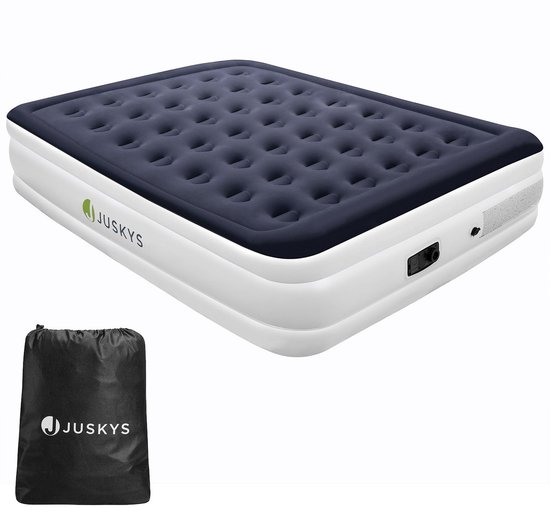 Zelfopblaasbaar Luchtbed Sapri L - 203 x 152 x 47 cm - Incl. Opbergtas van Intex