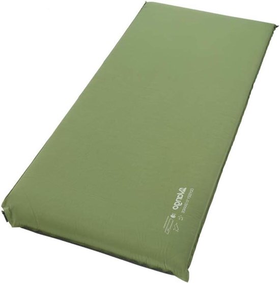 Zelfopblaasbare Campingmat - Slaapmat Buiten - Kamperen en Reizen - Extra Dik Comfort - 10 cm Diep - Groen