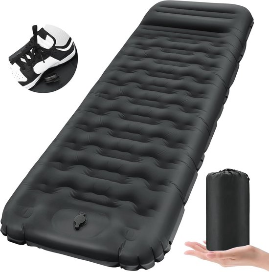 Zelfopblaasbare Slaapmat - 12 cm Dikke Isolatiemat voor Camping & Outdoor van LuvoTronics