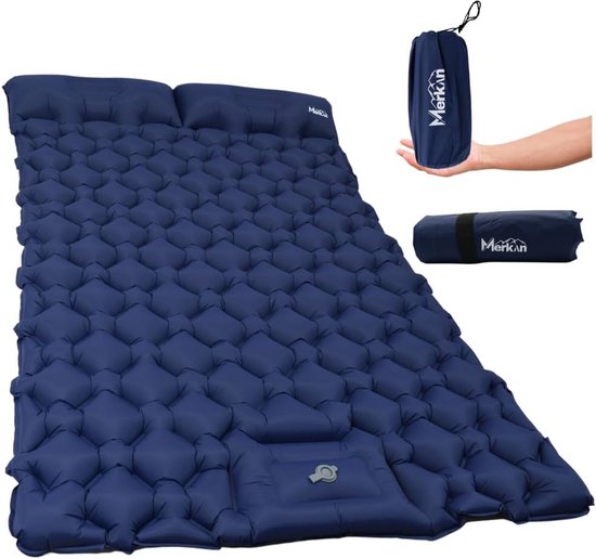 Zelfopblazend Kampeermatras met Voetpomp - Ultralicht en Verdikt voor Tent
