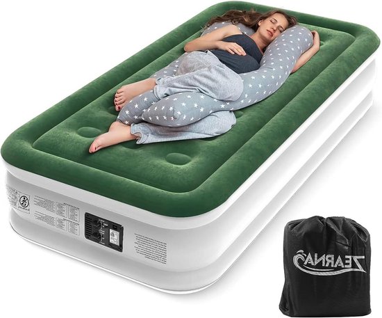 Zelfopblazend luchtbed voor 1 persoon - Opblaasbaar matras met elektrische pomp - 190 x 100 x 46 cm van Intex