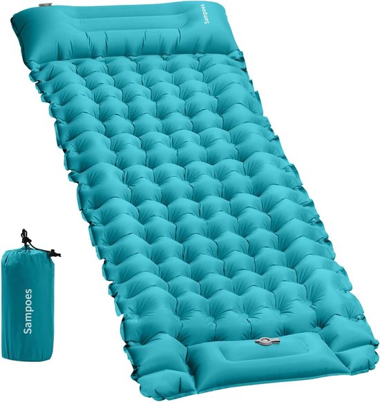 Zelfopblazend Luchtmatras 10 cm Dikker voor Camping en Outdoor Activiteiten van Merkloos