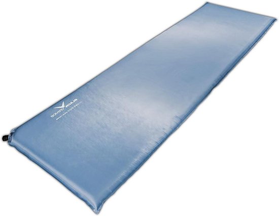 Zelfopblazend Slaapmatras voor Kamperen en Reizen - Medium Blauw