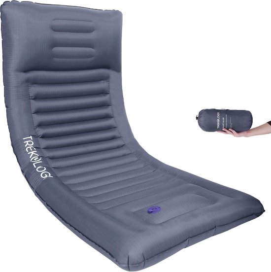 Zelfopblazende campingmat - ultralichte slaapmat voor kamperen (186 cm x 76 cm x 12,5 cm)