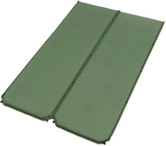 Zelfopblazende Matras - Kampeer Mat - Comfortabel Kamperen - Verstelbaar Luchtvolume - 2 Persoons - Groen