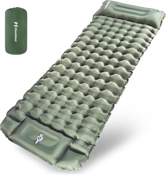 Zelfopblazende Slaapmat 10 cm - Ultralichte Campingmat voor Buitenactiviteiten van Hanhuch.
