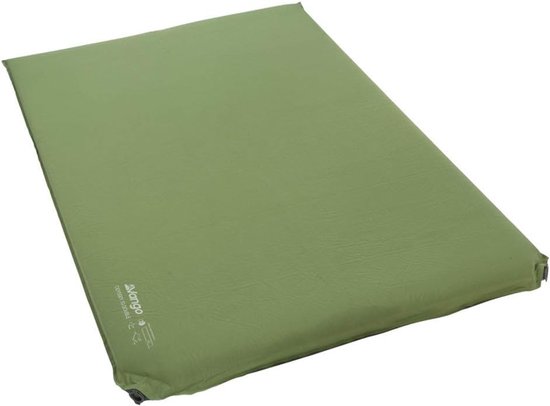 Zelfopblazende slaapmat [Amazon Exclusive], 10 cm diep voor kamperen, extra matras, Epsom Green