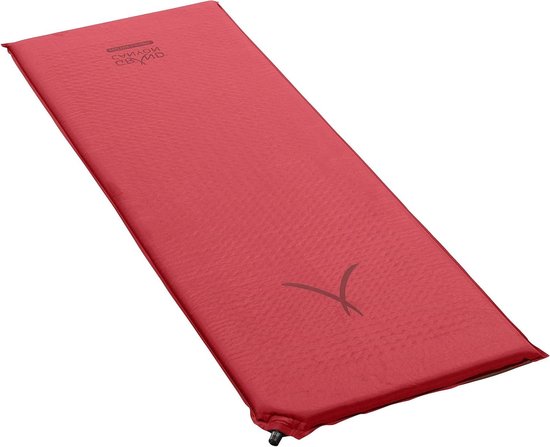 Zelfopblazende slaapmat - Campingmat kindermaat - Kamperen en hiken - Goede isolatie - 160 x 51 cm - Bordeauxrood