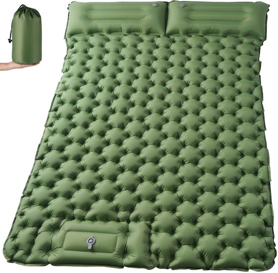 Zelfopblazende Slaapmat - Geavanceerde Campingmatras - 195 x 125 cm van Merkloos
