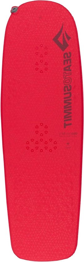 Zelfopblazende Slaapmat - Kampeer mat - Comfortabel Slapen Buiten - Ultralicht Composiet Materiaal - 2.5 Centimeter Dikte - Rosa Roja van Merkloos