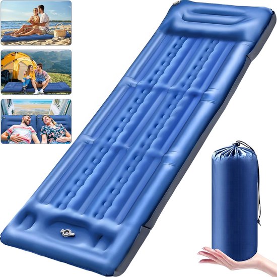 Zelfopblazende Ultraleichte Luchtmatras 12 cm Hoog voor Camping en Outdoor