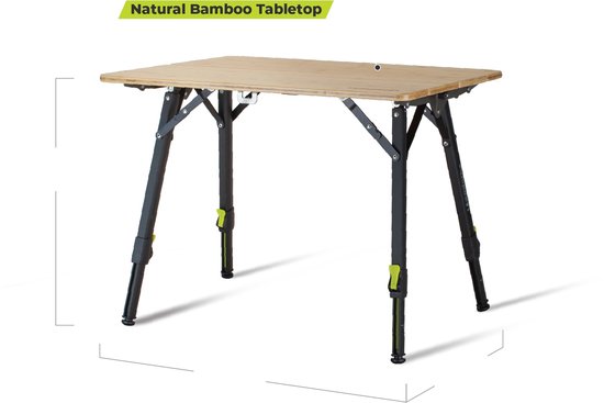 ZEMPIRE Kitpac PRO Standard Bamboe Campingtafel bijzettafel