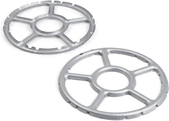 Zeynomax - Universele gasfornuis standaard 2 stuks 155 cm, zilver - Voor gasfornuizen, espressomachines, mokapotten, camping fornuizen van Merkloos