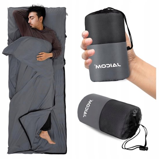 Zijden Slaapzak 220x90cm - Lichtgewicht & Compact voor Reizen