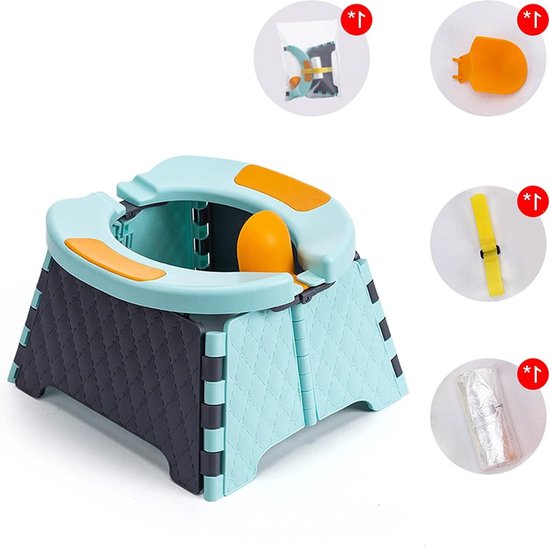 Zindelijkheidstrainingszitje voor kinderen - Draagbaar en handig voor op reis - Peuters wc-trainerstoelen voor jongens en meisjes met zindelijkheidstraining. van Merkloos