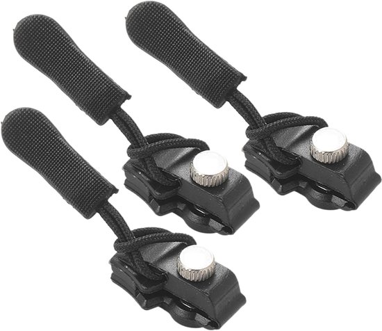 Zipper Repair Set - Universele Ritsen - Kleding Repareren - Zonder Naaien - 3 Stuks - Zilver