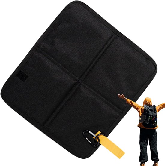 Zitkussen - Compacte, opvouwbare kussenmat, lichtgewicht, draagbare stoelhoes, waterdichte buitenvulling, comfortabel warmte-geïsoleerd schuimontwerp, stoelondersteuning voor reizen en avonturen van HSHRISH.