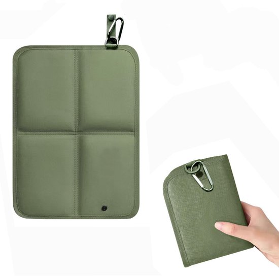 Zitmatje opvouwbaar - Kampeer zitmatje - Zitkussen - Wandel zitmatje - Reiskussen - Opvouwbare zitkussen - Lichtgewicht & draagbaar - Waterdicht - Oxford - Voor outdoor- speelplaats- camping- wandelen van Merkloos