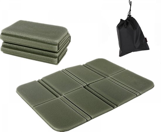 Zitmatje - Wandel zitmatje - Kampeer zitmatje - Opvouwbaar zitmatje - Waterdicht - met Opbergtas - tegen kou - vocht en vuil - Lichtgewicht - Opvouwbaar - Waterdicht - Isolerend - voor outdoor, tuin, camping, picknick, wandelen van Merkloos