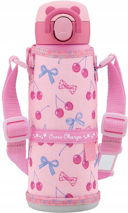 Zojirushi Kinder Thermosbeker SM-UA48PZ 0,48L Roze met Hoes