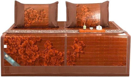 Zomer Koelmat - Bamboe Matras Topper - Koel Slapen - Dubbelzijdig Ontwerp - 1.5 x 1.95M - Niet gespecificeerd