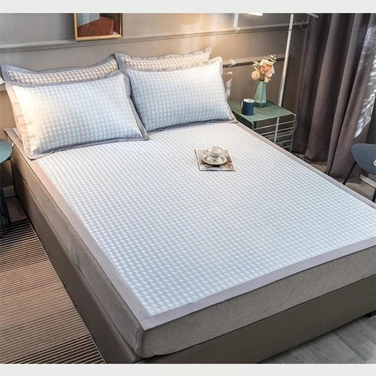 Zomer Mat Kit - Koelmat Bed - Slaapcomfort Verhogen - Goede Luchtdoorlatendheid - 180x200cm 3pcs - Style 6