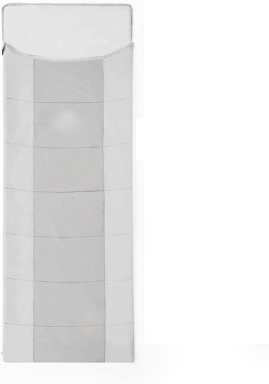 Zomer Slaapzak - Kampeerzak Envelop - Kamperen en Outdoor - Spliceable Met Kussen - 820 gram - Licht Grijs