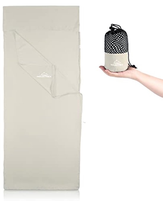 Zomer Slaapzak met Ritssluiting - 220 x 90 cm - Ideaal voor Buiten en Binnen - Compact en Zacht