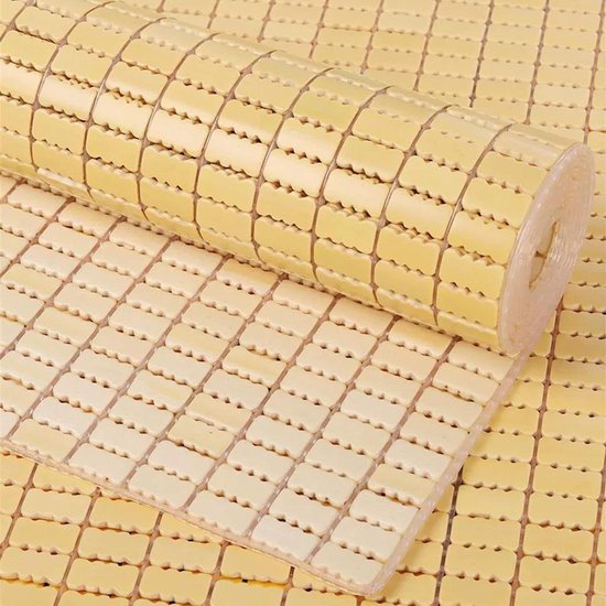 Zomerslaapmat - Koelmatras - Comfort Verhogend - Ademend glad - 60x240cm - Geel