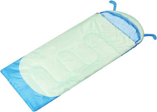 Zomerslaapzak - Microvezel slaapzak - Kamperen en reizen - Waterdicht en weerbestendig - 1-persoons - Groen