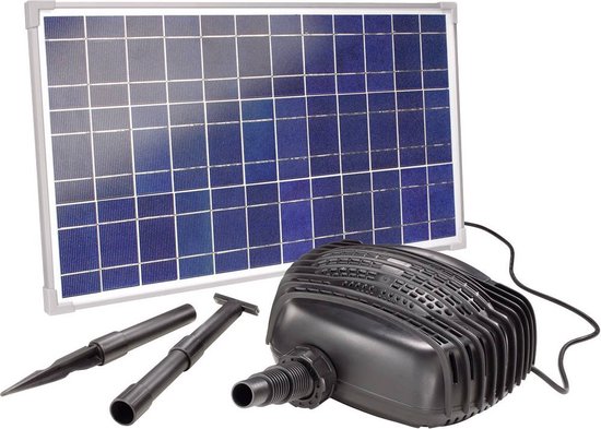 Zonne-energie beekloop-pompsysteem Garda van Ubbink