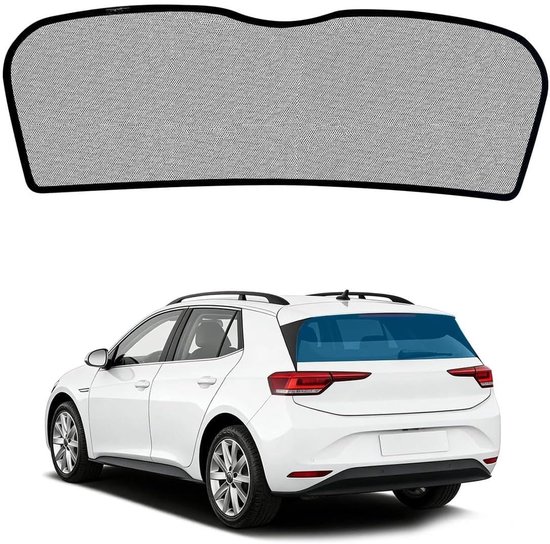 Zonnescherm voor auto voor VW ID.3 (2019-2026) - Ademende zonneklep voor de achterruit met effectieve UV- en hittebescherming - Ideaal voor gezinnen, camping en reizen