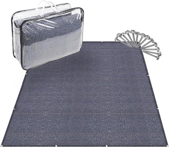 ZRNS® Tenttapijt 300 x 500 cm - Inclusief Draagtas en Haringen - HDPE